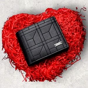 NEW Men's Bifold Faux Leather Wallet